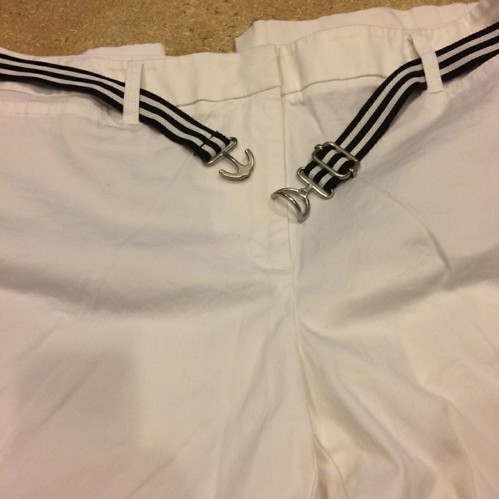 Liz Clairborne Sloane white pants